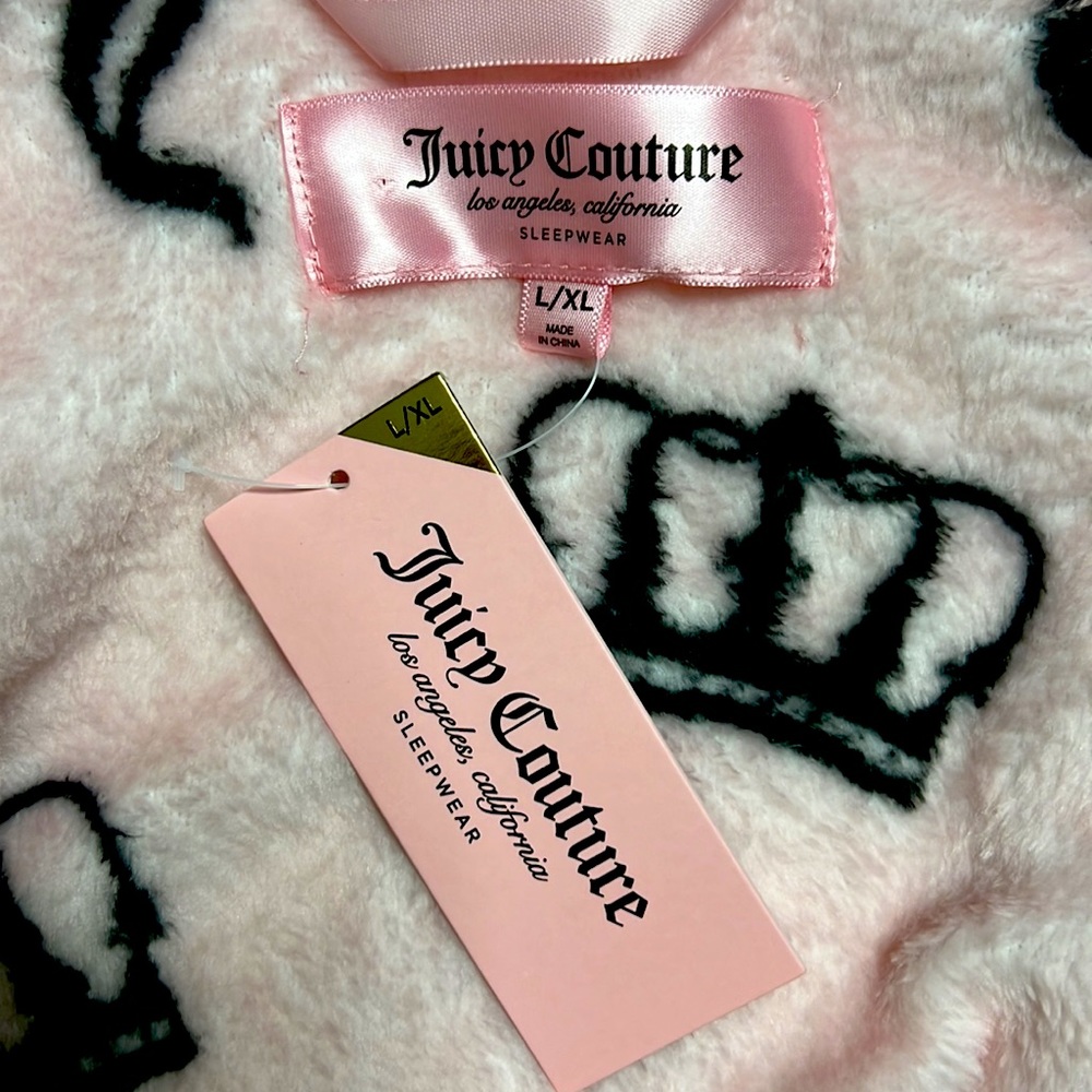 👑👸NWT Juicy Couture Plush Robe - Picture 6 of 6